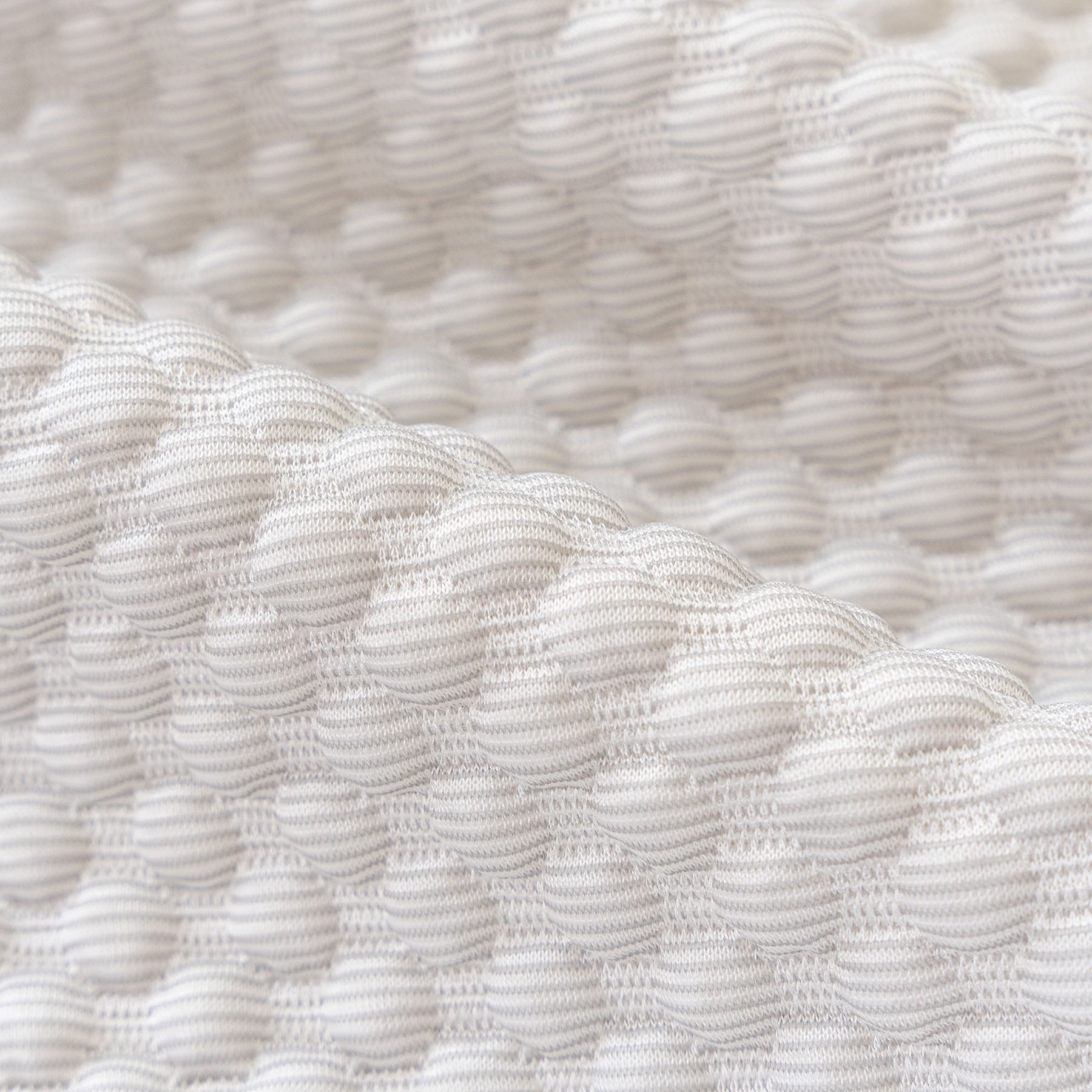 3D Bubble Textured Furniture Protector Throw Cover, Cooling Soft Woven Couch Cover