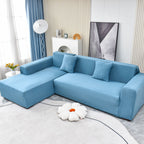 Boho Printed Sofa Slipcover, Stretch Furniture Protector for Sectional L-Shaped Sofa