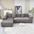 Boho Printed Sofa Slipcover, Stretch Furniture Protector for Sectional L-Shaped Sofa
