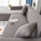 Boho Printed Sofa Slipcover, Stretch Furniture Protector for Sectional L-Shaped Sofa