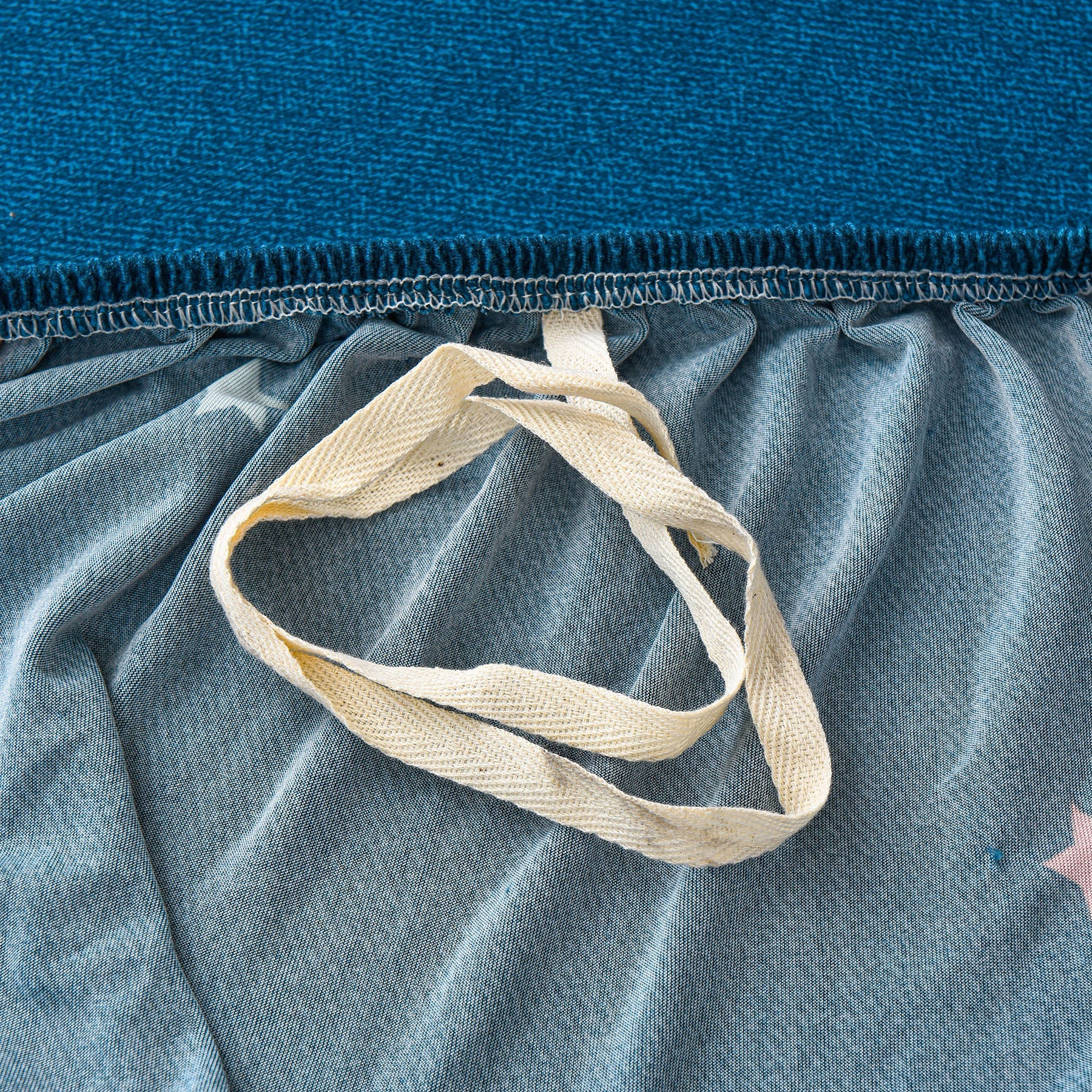 Boho Printed Sofa Slipcover, Stretch Furniture Protector for Sectional L-Shaped Sofa