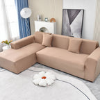 Boho Printed Sofa Slipcover, Stretch Furniture Protector for Sectional L-Shaped Sofa