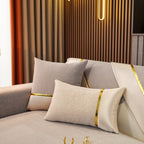 Luxury Leather Couch Protectors with Chenille Sofa Towel Covers, Non-Slip and Washable, Modular Couch Covers