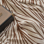 Chenille Striped Sofa Throw Blanket, Furniture Throw Covers Living Room Couch Cover