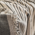 Chenille Striped Sofa Throw Blanket, Furniture Throw Covers Living Room Couch Cover