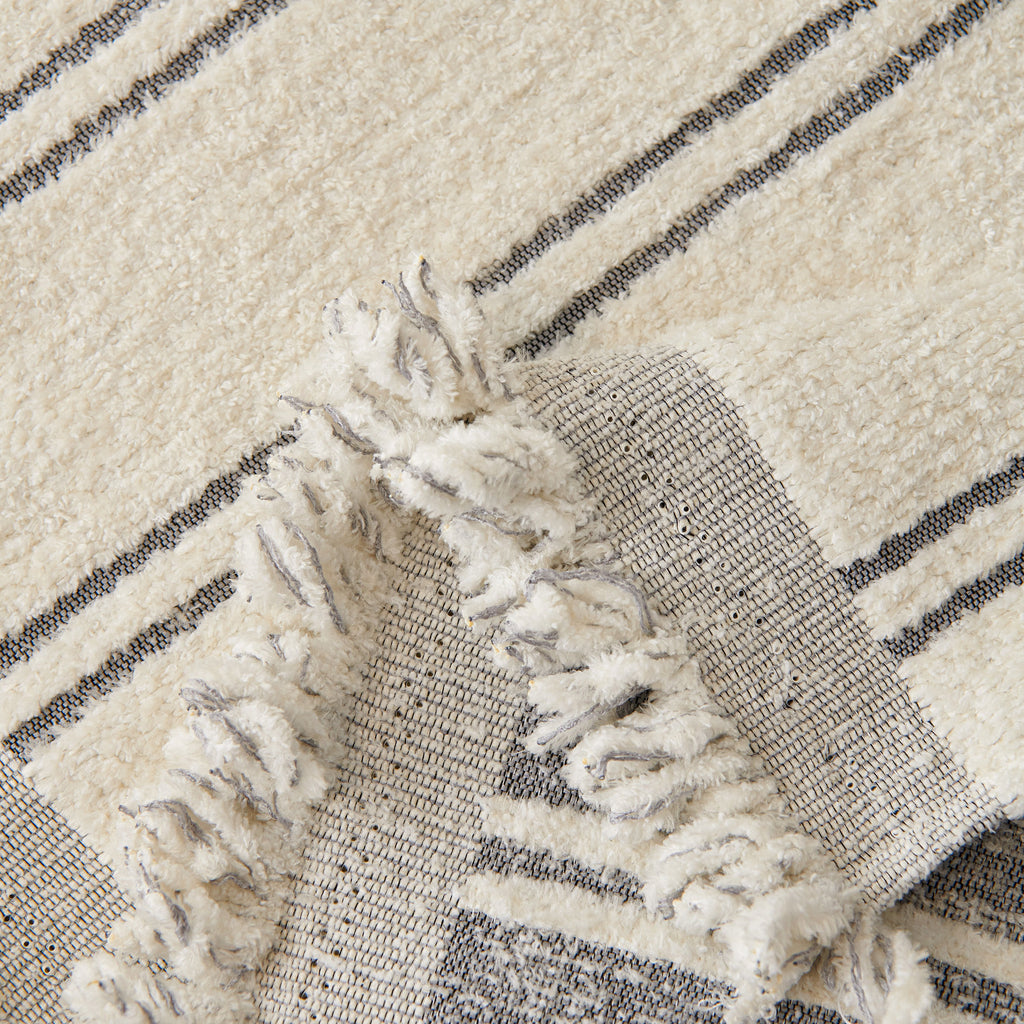 Chenille Striped Floral Couch Cover Sofa Slipcover for Most Shape Sofas, Reversible Sofa Throw Cover