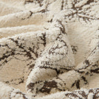 Chenille Striped Floral Couch Cover Sofa Slipcover for Most Shape Sofas, Reversible Sofa Throw Cover