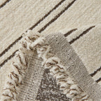 Chenille Striped Floral Couch Cover Sofa Slipcover for Most Shape Sofas, Reversible Sofa Throw Cover