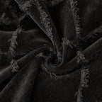 Soft Chenille Sofa Throw Cover, Raised Geometric Texture Furniture Protector Blanket
