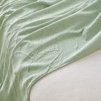 Embossed Leaf Pattern Sofa Cover Blanket for Couch, Soft Cooling Textured Couch Cover
