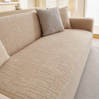 Embossed Lines Couch Covers Stretchable Non-Slip & Washable Sofa Slipcovers