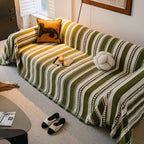 Bohemian Striped Sofa Cover, Decor Woven Throw for Couch, Loveseat, or Sectional