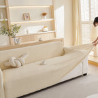 Embossed Lines Couch Covers Stretchable Non-Slip & Washable Sofa Slipcovers