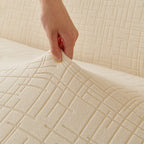 Embossed Lines Couch Covers Stretchable Non-Slip & Washable Sofa Slipcovers