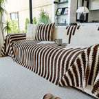 Warm Faux Fur Luxury Sofa Throw Blankets, Soft Cozy Thick Plush Shaggy Blankets for Couch Chair Bed