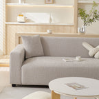 Embossed Lines Couch Covers Stretchable Non-Slip & Washable Sofa Slipcovers