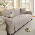 Embossed Lines Couch Covers Stretchable Non-Slip & Washable Sofa Slipcovers