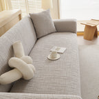 Embossed Lines Couch Covers Stretchable Non-Slip & Washable Sofa Slipcovers