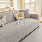 Embossed Lines Couch Covers Stretchable Non-Slip & Washable Sofa Slipcovers