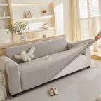 Embossed Lines Couch Covers Stretchable Non-Slip & Washable Sofa Slipcovers