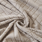 Embossed Lines Couch Covers Stretchable Non-Slip & Washable Sofa Slipcovers