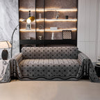 Chenille Jacquard Sofa Throw Cover Blanket, Luxury Thick Woven Couch Cover for Sofa