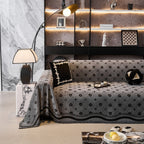 Chenille Jacquard Sofa Throw Cover Blanket, Luxury Thick Woven Couch Cover for Sofa