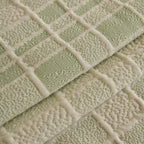 Sofa Cover Throw with Subtle Textured Stripes Lightweight Smooth Couch Slipcover