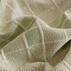 Sofa Cover Throw with Subtle Textured Stripes Lightweight Smooth Couch Slipcover