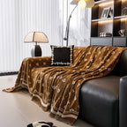 Chenille Jacquard Sofa Throw Cover Blanket, Luxury Thick Woven Couch Cover for Sofa