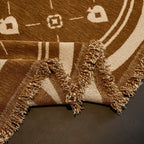 Chenille Jacquard Sofa Throw Cover Blanket, Luxury Thick Woven Couch Cover for Sofa