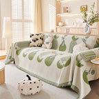 Decorative Throw Blankets for Couch Reversible Chenille Furniture Throw Covers for Sectional Sofa