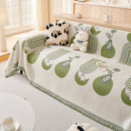 Decorative Throw Blankets for Couch Reversible Chenille Furniture Throw Covers for Sectional Sofa