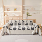 Decorative Throw Blankets for Couch Reversible Chenille Furniture Throw Covers for Sectional Sofa