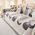 Decorative Throw Blankets for Couch Reversible Chenille Furniture Throw Covers for Sectional Sofa