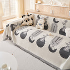 Decorative Throw Blankets for Couch Reversible Chenille Furniture Throw Covers for Sectional Sofa