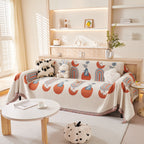 Decorative Throw Blankets for Couch Reversible Chenille Furniture Throw Covers for Sectional Sofa