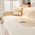 Soft Cozy Chenille Sofa Throw Blanket and Sectional Seat Covers, Scratch Resistant Sofa Couch Covers