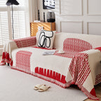 Soft Cozy Chenille Sofa Throw Blanket and Sectional Seat Covers, Scratch Resistant Sofa Couch Covers