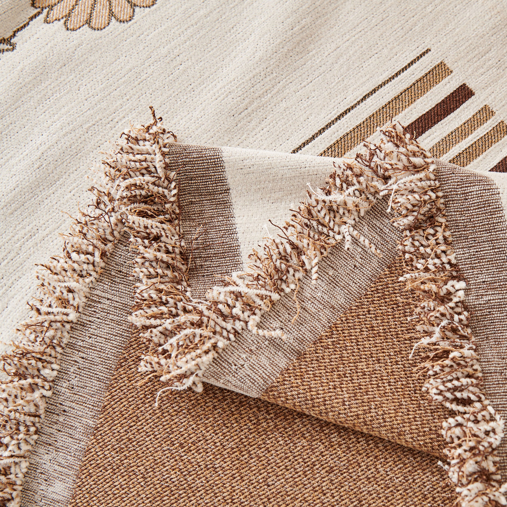 Decorative Throw Blankets for Couch Reversible Chenille Furniture Throw Covers for Sectional Sofa
