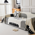 Soft Cozy Chenille Sofa Throw Blanket and Sectional Seat Covers, Scratch Resistant Sofa Couch Covers