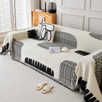 Soft Cozy Chenille Sofa Throw Blanket and Sectional Seat Covers, Scratch Resistant Sofa Couch Covers