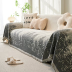Chenille Grove Sofa Cover Blanket Furniture Protector, Couch Protector Sofa Throw Cover for Couches