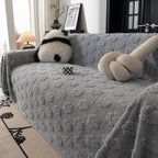 Plush Jacquard Blankets for The Sofa Soft Slipcover Sectional Cover Throws for Sofas