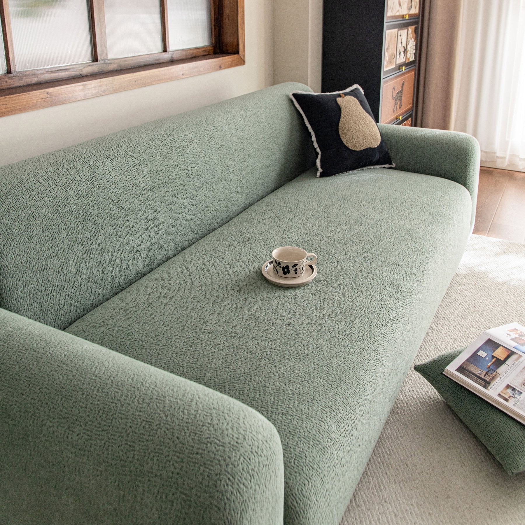 High Stretch Sofa Slipcover, Non Slip Couch Sofa Cover Washable Furniture Protector