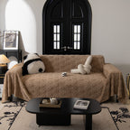 Plush Jacquard Blankets for The Sofa Soft Slipcover Sectional Cover Throws for Sofas