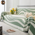 Soft Cozy Curved Throw Blankets for Couch, Sofa, Bed, Travel, Decorative Blankets for Women, Men, Kids Gift