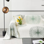 Dandelion Reversible Striped Couch Throw Cover for Living Room Pet Sofa Slipcovers Couch Protector