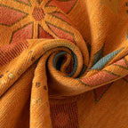 Bohemian Geometric Sofa Throw Cover, Cozy & Protective Ethnic-Inspired Couch Cover