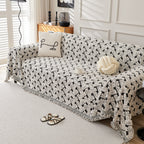 Oversized Reversible Couch Covers Sheet Blanket, L-Shape U-Shaped Sectional Protector for Cats Dogs